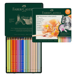 Värikynät Polychromos 20-setti  ryhmässä Kynät / Taiteilijakynät / Värikynät @ Pen Store (137960)