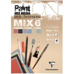 Paint'ON Monitekniikkalehtiö Mix6 A4 ryhmässä Paperit ja Lehtiöt / Taiteilijalehtiöt / Mixed media-lehtiöt @ Pen Store (137964)