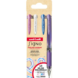 Signo Broad Um-153 Gel 4-osainen setti No2 ryhmässä Kynät / Kirjoittaminen / Geelikynät @ Pen Store (137978)
