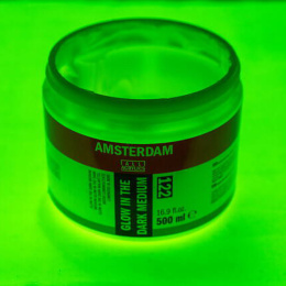 Glow in the dark medium 122 120 ml ryhmässä Taiteilijatarvikkeet / Maalausnesteet ja lakat / Maalinesteet akryyliväreille @ Pen Store (137986)