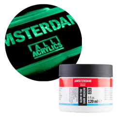 Glow in the dark medium 122 120 ml ryhmässä Taiteilijatarvikkeet / Maalausnesteet ja lakat / Maalinesteet akryyliväreille @ Pen Store (137986)