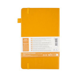 Notebook 13x21 cm Hard Cover Japanese Kerria Dotted ryhmässä Paperit ja Lehtiöt / Kirjoitus ja muistiinpanot / Muistikirjat @ Pen Store (137991)