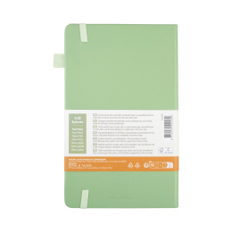 Notebook 13x21 cm Hard Cover Pale Patina Dotted ryhmässä Paperit ja Lehtiöt / Kirjoitus ja muistiinpanot / Muistikirjat @ Pen Store (137992)