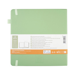 Notebook 20x20 cm Hard Cover Pale Patina Dotted ryhmässä Paperit ja Lehtiöt / Kirjoitus ja muistiinpanot / Muistikirjat @ Pen Store (137993)