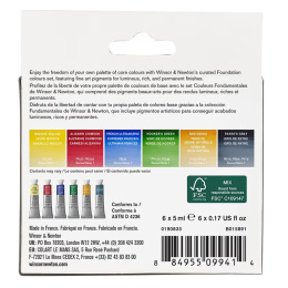 Professional Akvarelliväri Tuubi 5 ml Foundation 6-setti ryhmässä Taiteilijatarvikkeet / Taiteilijavärit / Akvarellivärit / Vesiväri tuubissa @ Pen Store (138000)