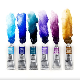 Professional Akvarelliväri Tuubi 5 ml Granualation 6-setti ryhmässä Taiteilijatarvikkeet / Taiteilijavärit / Akvarellivärit / Vesiväri tuubissa @ Pen Store (138001)