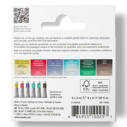 Professional Akvarelliväri Tuubi 5 ml Urban 6-setti ryhmässä Taiteilijatarvikkeet / Taiteilijavärit / Akvarellivärit / Vesiväri tuubissa @ Pen Store (138005)