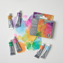 Professional Akvarelliväri Tuubi 5 ml Vibrant 6-setti ryhmässä Taiteilijatarvikkeet / Taiteilijavärit / Akvarellivärit / Vesiväri tuubissa @ Pen Store (138007)