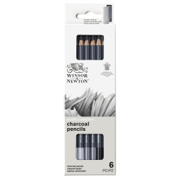 Studio Collection Luonnoskynät 6 osat ryhmässä Taiteilijatarvikkeet / Liidut ja lyijyt / Hiilikynät ja hiilet @ Pen Store (138034)