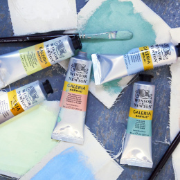 Galeria Akryylimaali 5x60ml Pastel set ryhmässä Taiteilijatarvikkeet / Taiteilijavärit / Akryylivärit @ Pen Store (138039)