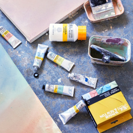 Galeria Akryylimaali 5x60ml Pastel set ryhmässä Taiteilijatarvikkeet / Taiteilijavärit / Akryylivärit @ Pen Store (138039)