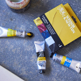 Galeria Akryylimaali 5x60ml Process set ryhmässä Taiteilijatarvikkeet / Taiteilijavärit / Akryylivärit @ Pen Store (138041)