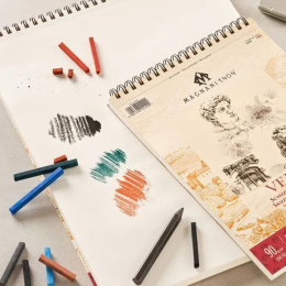 Luonnoslehtiö spiraali Velata 90g 24x32 cm ryhmässä Paperit ja Lehtiöt / Taiteilijalehtiöt / Luonnos- ja piirustuslehtiöt @ Pen Store (138044)