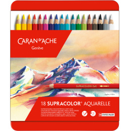Supracolor Akvarelli 18 setti ryhmässä Kynät / Taiteilijakynät / Akvarellikynät @ Pen Store (138049)