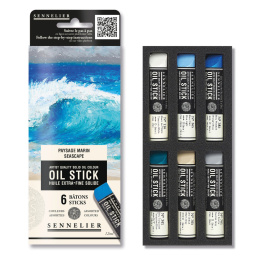 Oil Stick Mini 6-sett Seascape ryhmässä Taiteilijatarvikkeet / Liidut ja lyijyt / Öljyliidut @ Pen Store (138060)