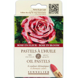 Öljypastelli Rose in bloom 5 ml 6-setti ryhmässä Taiteilijatarvikkeet / Taiteilijavärit / Pastellivärit / Öljypastellit @ Pen Store (138065)