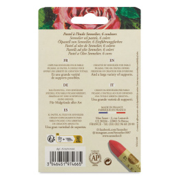 Öljypastelli Rose in bloom 5 ml 6-setti ryhmässä Taiteilijatarvikkeet / Taiteilijavärit / Pastellivärit / Öljypastellit @ Pen Store (138065)