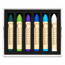 Öljypastelli Seascape 5 ml 6-setti ryhmässä Taiteilijatarvikkeet / Taiteilijavärit / Pastellivärit / Öljypastellit @ Pen Store (138066)