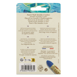 Öljypastelli Seascape 5 ml 6-setti ryhmässä Taiteilijatarvikkeet / Taiteilijavärit / Pastellivärit / Öljypastellit @ Pen Store (138066)