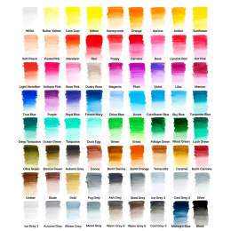 Studio Collection Akvarellikynät 72-setti ryhmässä Kynät / Taiteilijakynät / Akvarellikynät @ Pen Store (138081)