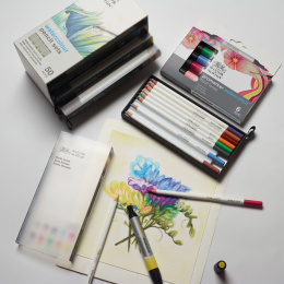 Studio Collection Akvarellikynät Box 50-setti ryhmässä Kynät / Taiteilijakynät / Akvarellikynät @ Pen Store (138083)