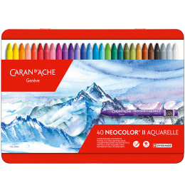 Neocolor II Aquarelle 40-sarja ryhmässä Taiteilijatarvikkeet / Liidut ja lyijyt / Pastelliliidut @ Pen Store (138091)
