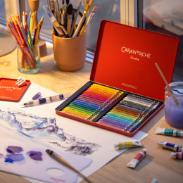 Neocolor II Aquarelle 40-sarja ryhmässä Taiteilijatarvikkeet / Liidut ja lyijyt / Pastelliliidut @ Pen Store (138091)