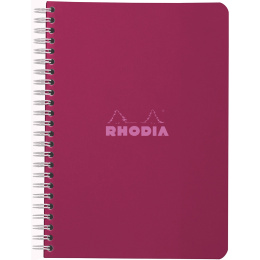Notebook Spiral Plum A5 Viivoitettu ryhmässä Paperit ja Lehtiöt / Kirjoitus ja muistiinpanot / Vihkot ja lehtiöt @ Pen Store (138116)