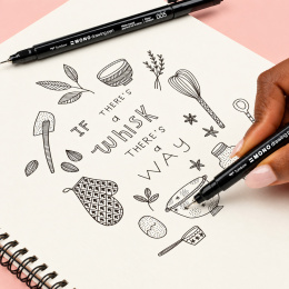 Fineliner MONO Drawing Fine 4 kpl ryhmässä Kynät / Kirjoittaminen / Finelinerit @ Pen Store (138132)