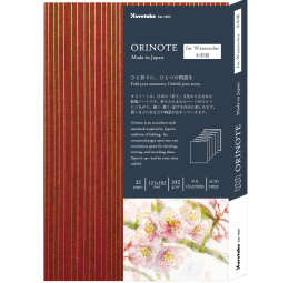 Orinote Watercolor Book Brown ryhmässä Paperit ja Lehtiöt / Taiteilijalehtiöt / Akvarellipaperit @ Pen Store (138156)