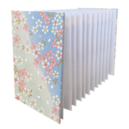 Notebook Goshuincho Blue Flower ryhmässä Paperit ja Lehtiöt / Taiteilijalehtiöt / Luonnoskirjat @ Pen Store (138160)