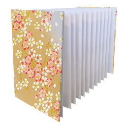 Notebook Goshuincho Gold Flower ryhmässä Paperit ja Lehtiöt / Taiteilijalehtiöt / Luonnoskirjat @ Pen Store (138161)
