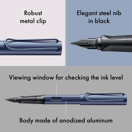 Lx Blue Täytekynä  ryhmässä Kynät / Fine Writing / Täytekynät @ Pen Store (138232_r)