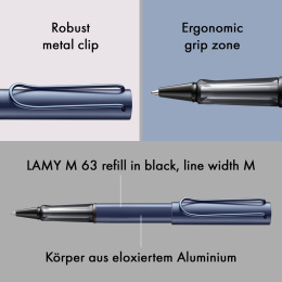 Lx Blue Rollerball ryhmässä Kynät / Fine Writing / Rollerball-kynät @ Pen Store (138237)