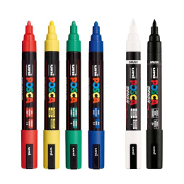 PC-5M/BR 4-setti ryhmässä Kynät / Taiteilijakynät / Maalitussit @ Pen Store (138267)