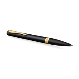 Meridian Matte Black/Chrome Kuulakärkikynä ryhmässä Kynät / Fine Writing / Kuulakärkikynät @ Pen Store (138298)