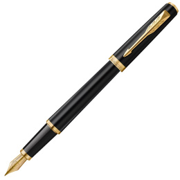 Meridian Matte Black/Gold Reservoar ryhmässä Kynät / Fine Writing / Luksuskynät @ Pen Store (138299_r)