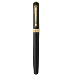 Meridian Matte Black/Gold Reservoar ryhmässä Kynät / Fine Writing / Luksuskynät @ Pen Store (138299_r)