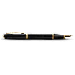 Meridian Matte Black/Gold Reservoar ryhmässä Kynät / Fine Writing / Luksuskynät @ Pen Store (138299_r)