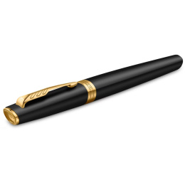 Meridian Matte Black/Gold Reservoar ryhmässä Kynät / Fine Writing / Luksuskynät @ Pen Store (138299_r)