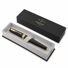Meridian Matte Black/Gold Reservoar ryhmässä Kynät / Fine Writing / Luksuskynät @ Pen Store (138299_r)
