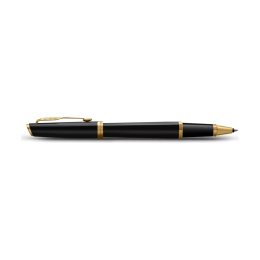 Meridian Matte Black/Gold Rollerball ryhmässä Kynät / Fine Writing / Rollerball-kynät @ Pen Store (138301)