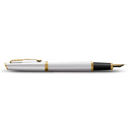 Meridian Chrome/Gold Täytekynä  ryhmässä Kynät / Fine Writing / Täytekynät @ Pen Store (138303_r)