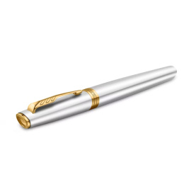 Meridian Chrome/Gold Täytekynä  ryhmässä Kynät / Fine Writing / Täytekynät @ Pen Store (138303_r)