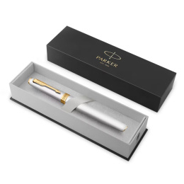 Meridian Chrome/Gold Täytekynä  ryhmässä Kynät / Fine Writing / Täytekynät @ Pen Store (138303_r)