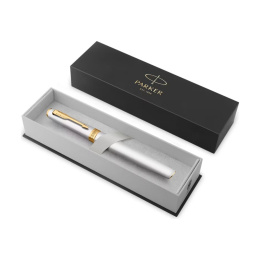 Meridian Chrome/Gold Rollerball ryhmässä Kynät / Fine Writing / Rollerball-kynät @ Pen Store (138305)