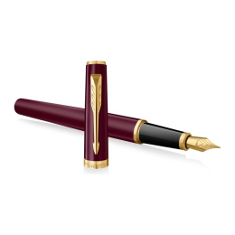 Meridian Red/Gold Täytekynä  ryhmässä Kynät / Fine Writing / Luksuskynät @ Pen Store (138315_r)