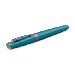 Meridian Teal/Rainbow Rollerball ryhmässä Kynät / Fine Writing / Rollerball-kynät @ Pen Store (138329)