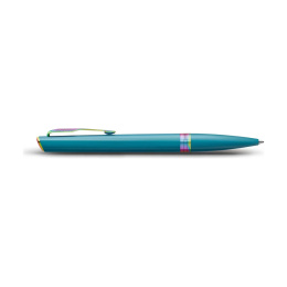 Meridian Teal/Rainbow Kuulakärkikynä ryhmässä Kynät / Fine Writing / Kuulakärkikynät @ Pen Store (138330)