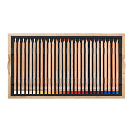 Luminance 6901 100 väriä Puulaatikko ryhmässä Kynät / Taiteilijakynät / Värikynät @ Pen Store (138427)